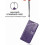 Samsung Galaxy A71 5G wallet case butterfly purple leather 5