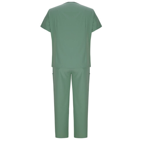 Women's Jogger Scrubs Set Green 2X 2