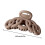 Hair Claw Clip Korean Style Solid Color 4.1 Inch Coffee 3