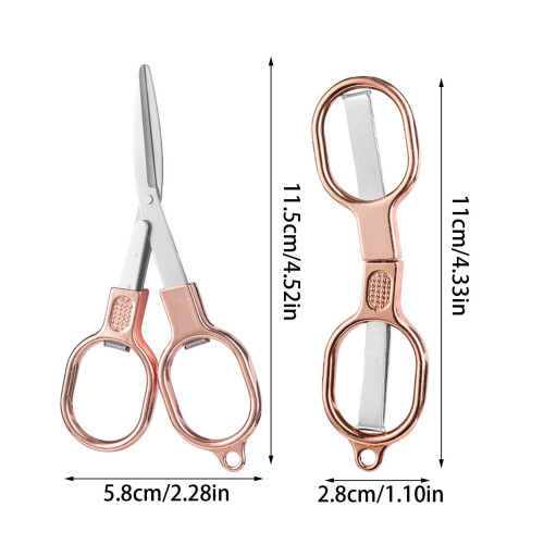 Foldable Stainless Steel Travel Scissors 1 Pack 2