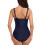 Women's One-Piece Swimsuit with Tummy Control and Mesh 4