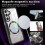 Rugged Clear Hybrid Case for Galaxy A16 5G/4G Purple 2