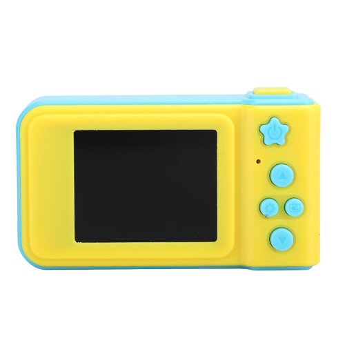 Câmera infantil com lente de zoom rotativa e geração automática de vídeo, brinquedo educativo com flash e tela grande de 3,5 polegadas para uma 1