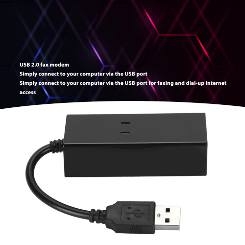 USB 56K Externes Wählfax-Datenmodem für Windows & Linux 2