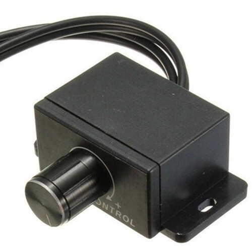 Mounting Level Control Amplifier RCA Level Controller Bass Boost Volume Control Knob Universal Car Amplifier Audio Adjuster With Cable High Quality 2
