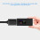 Power Meter Tester High Accuracy Stable Performance LCD Display Wide Application Range USB Power Meter Voltage Tester Current Meter Real-Time 7