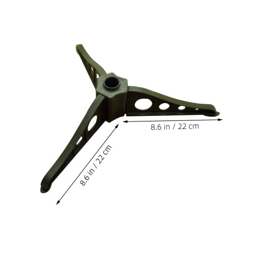 2Pcs Sturdy Green Xmas Tree Stand Plastic Base Christmas Tree Holder 2