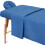 Massage Table Sheets Set (3pcs) – Microfiber, Soft, Stain & Wrinkle Resistant, Flat + Fitted + Cradle Cover – Dark Blue 2