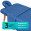 Massage Table Sheets Set (3pcs) – Microfiber, Soft, Stain & Wrinkle Resistant, Flat + Fitted + Cradle Cover – Dark Blue 6