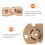 10pcs Golden Square Alloy Buttons For Diy Projects Adults 7