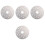 4Pièces Plaques Conduction Argent Accessoires Cuisine Casserole 4