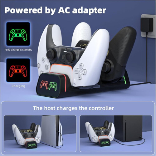 Switch Pro Controller Charger – Compatible with Xbox Series S/X, PS5, Switch Pro (Not for Power A Pro) 2
