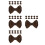 24Pièces Extensions Chignon Marron Clips Élégants 5