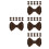 24Pièces Extensions Chignon Marron Clips Élégants 6