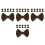 24Pièces Extensions Chignon Marron Clips Élégants 7