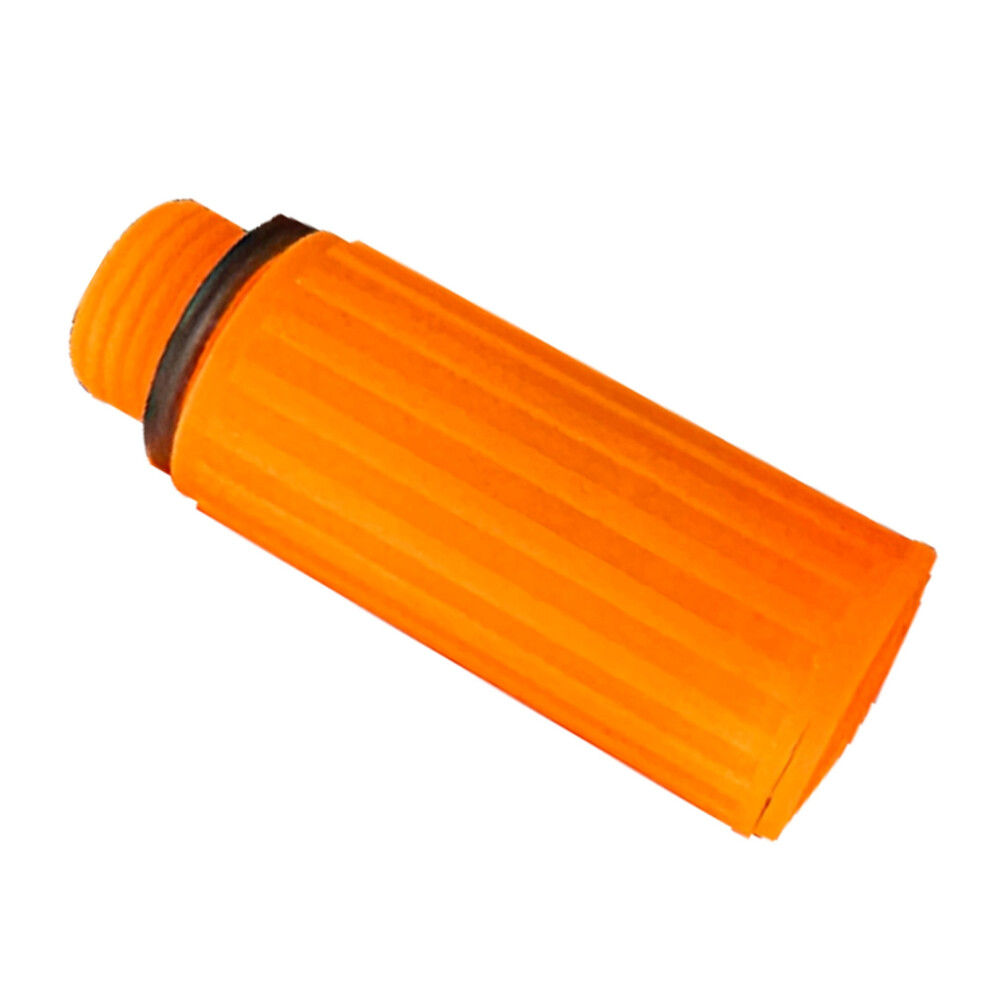 Yellow 15.5mm Breathing Rod Vent Cap 5 Pieces