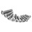 Assortment Kit Socket Cap Screws Stainless Steel Corrosion Resistant Anti Rust Hex Socket Nut Countersunk Head Metric Thread Easy To Install Reusable 5