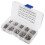 Assortment Kit Socket Cap Screws Stainless Steel Corrosion Resistant Anti Rust Hex Socket Nut Countersunk Head Metric Thread Easy To Install Reusable 6