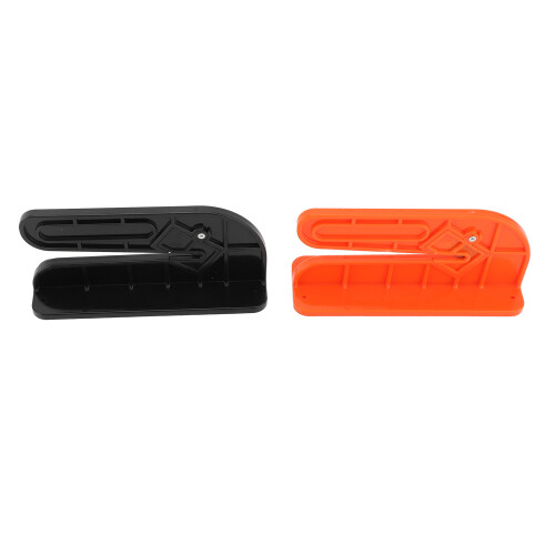 2PCS Wall Mounted Rag Cutter Black & Orange, Fast Cloth Cutting Tool