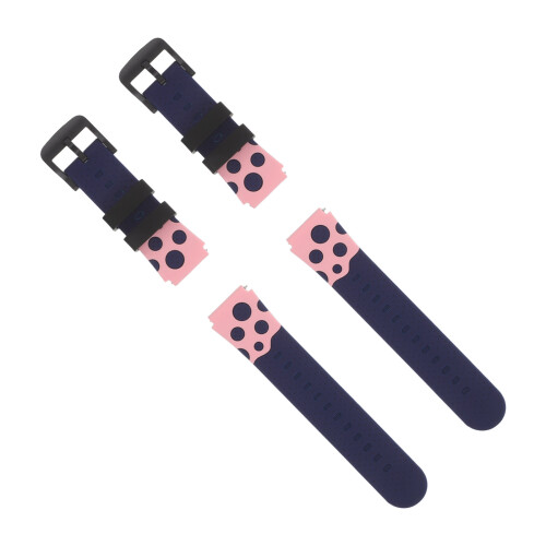 6Pcs Childrens Silicone Watch Straps Adjustable Multi-Color 1