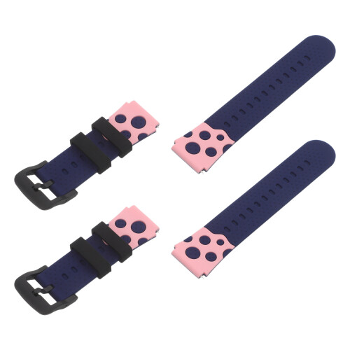 6Pcs Childrens Silicone Watch Straps Adjustable Multi-Color 2