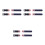 6Pcs Childrens Silicone Watch Straps Adjustable Multi-Color 4