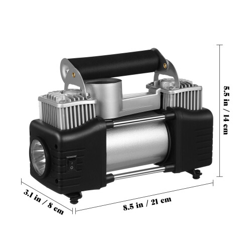 FOXNOVO Portable Car Air Compressor 12V 1