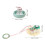 DIY Snow Globe Craft Plastic White with Battery Box and Stopper 3