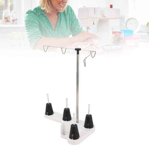 Thread Spool Holder Sewing Thread Stand 4 Spools Holder Thread Roll Holder for Embroidery and Sewing Machines 1