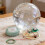 DIY Snow Globe Craft Plastic White with Battery Box and Stopper 6