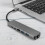 Προσαρμογέας επέκτασης USB USB C Hub7In1Multiport With4K HDMI SD TF Reader Ethernet και θύρα φόρτισης PD για 4