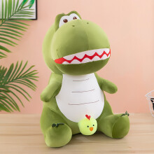 (35cm) Weiches grünes Dinosaurier-Plüschtier, Bio