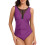 Women's One-Piece Swimsuit with Tummy Control and Mesh 3