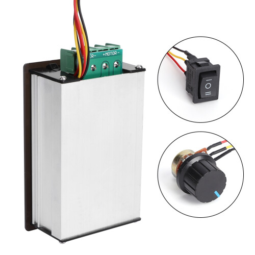 DC Motor Controller Brush Controller With Digital Display And Soft Start Stop Support For Enhanced Motor Control 1