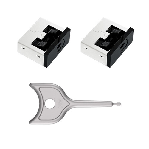Ασφαλής θύρα USB, μεταλλικό μπλοκ, διεπαφές υπολογιστή, κλειδαριά, εγκατάσταση 1