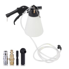 Variable Thumb Throttle Brake Service Kit, Vacuum Brake Bleeder Kit with Built-in Silencer and Silicon Bleed Hoses, Pneumatic Brake Fluid Extractor