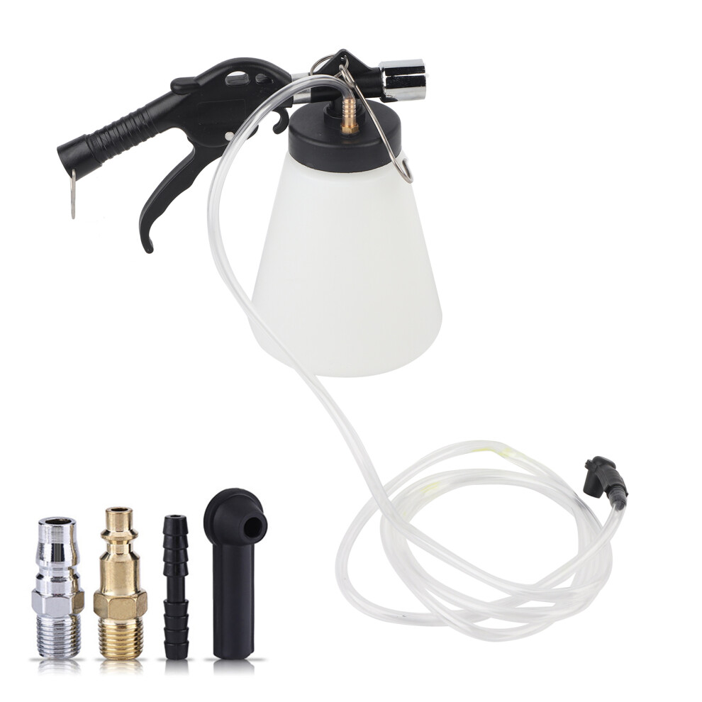 Variable Thumb Throttle Brake Service Kit, Vacuum Brake Bleeder Kit With Built-In Silencer And Silicon Bleed Hoses, Pneumatic Brake Fluid Extractor 9071309373837