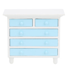 Wooden Toy House Accessory for Miniature Bedroom, Realistic Detail Craftsmanship with DIY Toy House Decoration, Hand Made Furniture Cabinet with