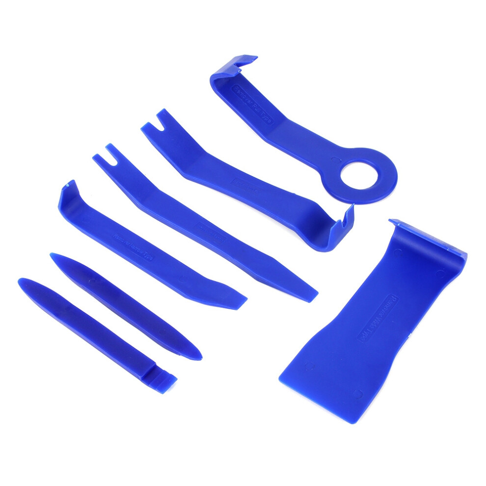 Ergonomic Design, Easy To Use, 7Pcs Auto Trim Removal Tool Set For Car Dash And Door Panel Maintenance, No Scratch Plastic Pry Tools With Universal 9071309377507