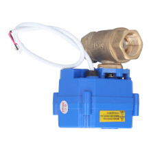 Smart kugleventil til hjemmeautomation, NPT-gevind 9V-24V AC DC motoriseret kugleventil med automatisk retur og 2-tråds automatisk retur,