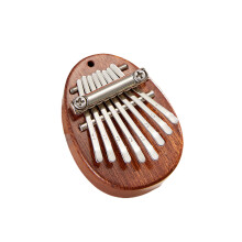 Kalimba Thumb Piano8Keys Musical Instruments Easy Operation Well Polished Surface Great Gift For Kids Adults Featuring Hung On Key Chain Design