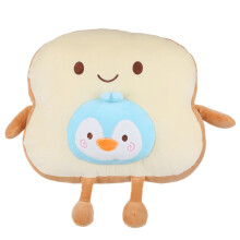 Toast Bread Plush Pillow Cute Design Food Plush Soft And Comfortable Stuffed Plush Relaxing Moment Office Nap Pillow Travel Friend Decorate Bedroom