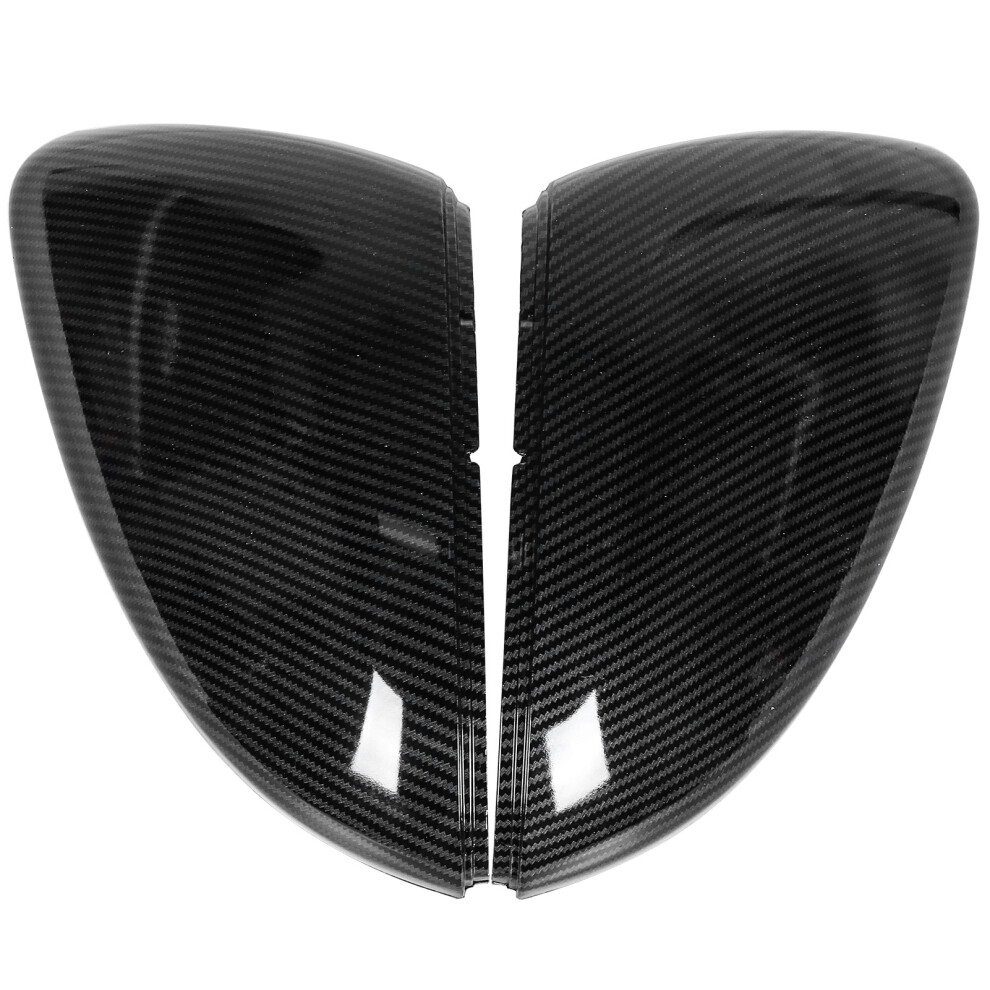 Mirror Cap Cover For Car Rear View Mirrors In Carbon Fiber Style With Abs Plastic Build Enhances Aesthetic Appeal Provides Scratch Resistant And Dust 9014198345844