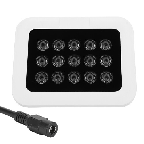 Wide Angle Infrared Illuminator Night Vision Light For Security Cameras20M Range Automatic Switch Waterproof IP66Easy Mounting Adjustable Bracket