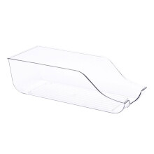 Efficient Fridge Organizer, Clear Containers With Smooth Corners For Organizing Beverages And Canned Foods, Space-Saving Design For Your Kitchen,