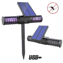 UV Mosquito Killer Lamp – Solar & USB Rechargeable, IP65