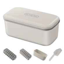 Ice Maker Mold Set with Bucket and Spoon, 23x12x8cm,