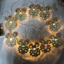 LED String Lights for Garden Decoration, 10Light, Battery