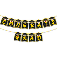 Graduation Paper Pull Flag Banner5.11x7.28in
