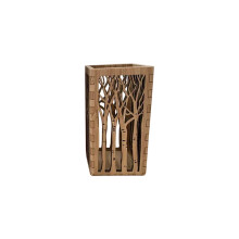 Rustic Wooden Umbrella Stand, Removable Water Tray With Multiple Uses Stand For Any Location